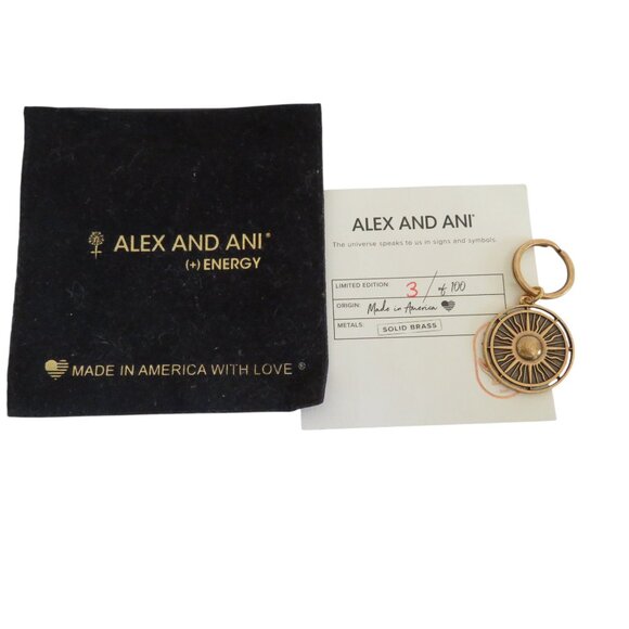 Alex and Ani Jewelry - Alex and Ani "100 Made" Rafaelian Gold Key Fob, NWT
